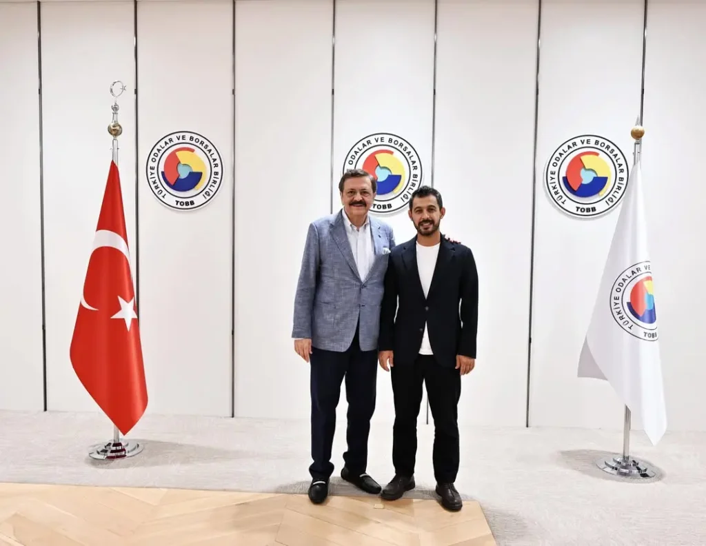 TOBB Başkanı Mustafa Rifat Hisarcıklıoğlu, Ankara Ticaret Odası Meclis Üyesi @selimgoksin’i Ağırladı