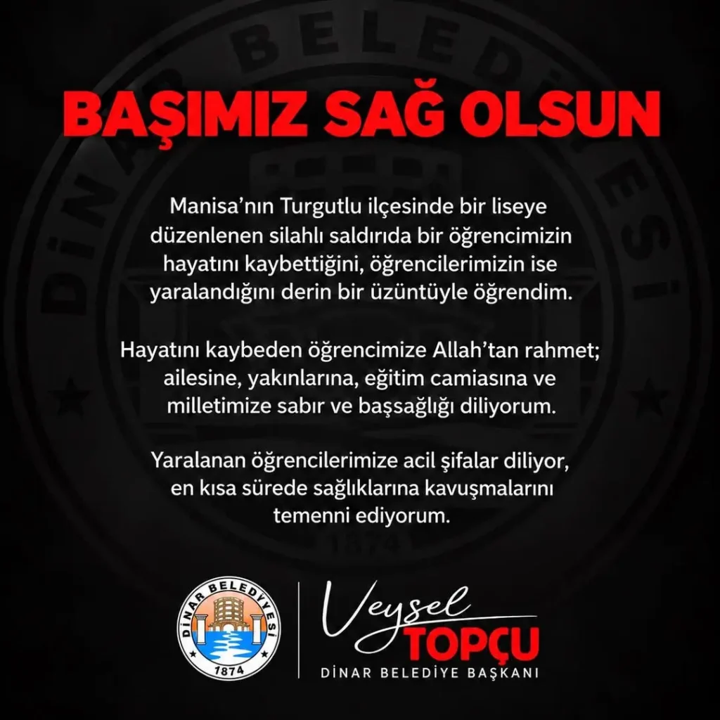Turgutlu’da Liseye Silahlı Saldırı: Bir Öğrenci Hayatını Kaybetti