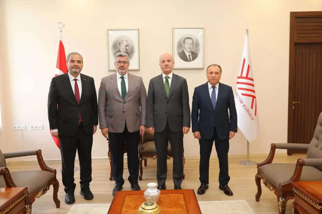 YÖK Başkanı Prof. Dr. Erol Özvar’ı Ziyaret Edildi