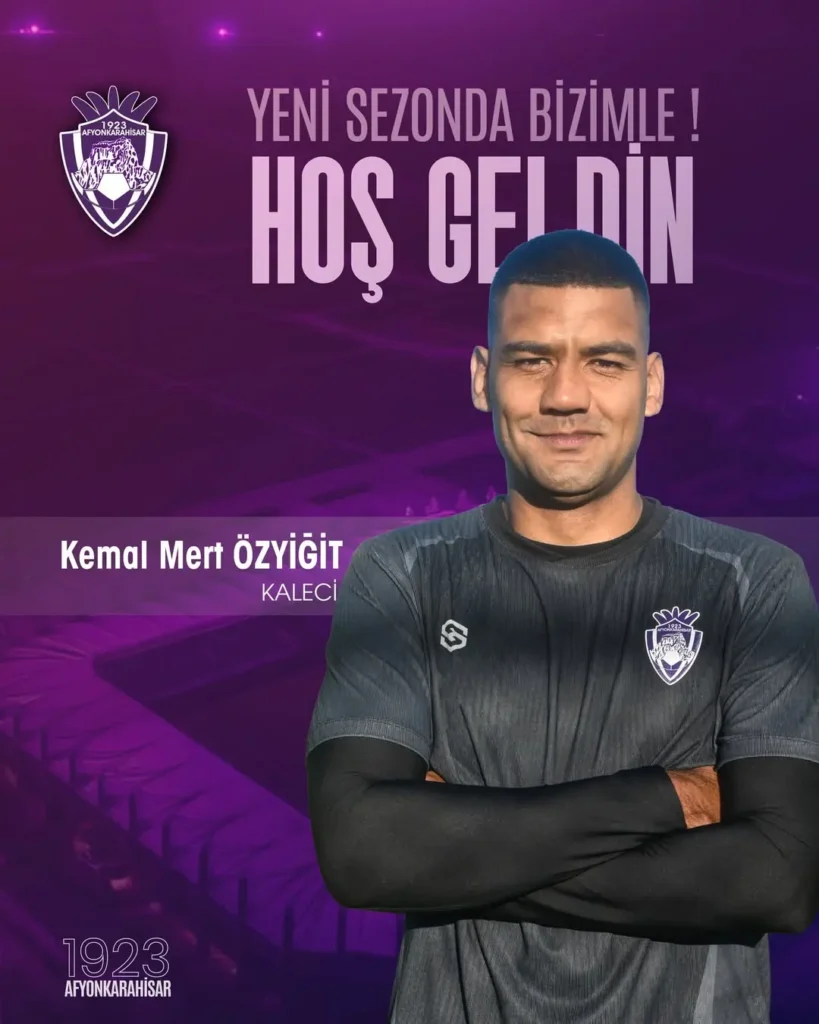 1923 Afyonkarahisar Spor Kulübü’nden Transfer Açıklaması: Kemal Mert Özyiğit İle Anlaşma Sağlandı