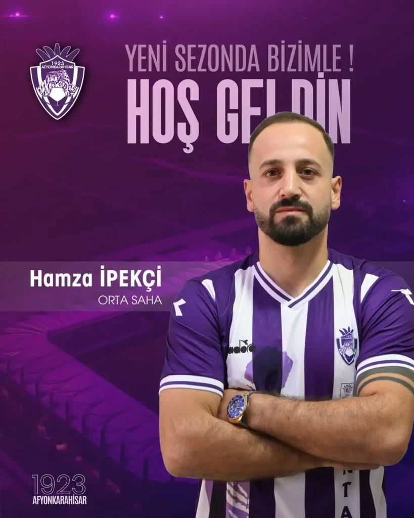 1923 Afyonkarahisar Spor Kulübü’nden Transfer Hamza İpekçi’ye Hoş Geldin!