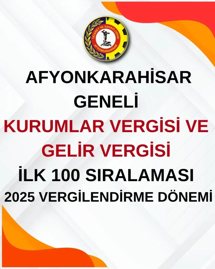 2025 Vergi Rekortmenleri Açıklandı