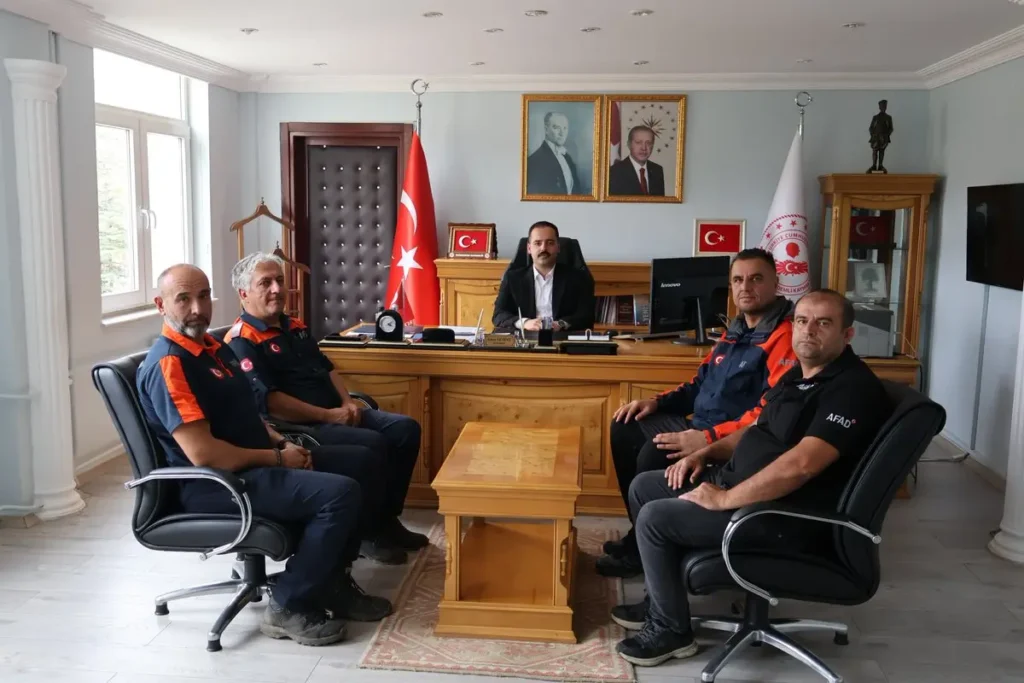 AFAD Heyeti’nden Kaymakam Adem Levent’e Ziyaret