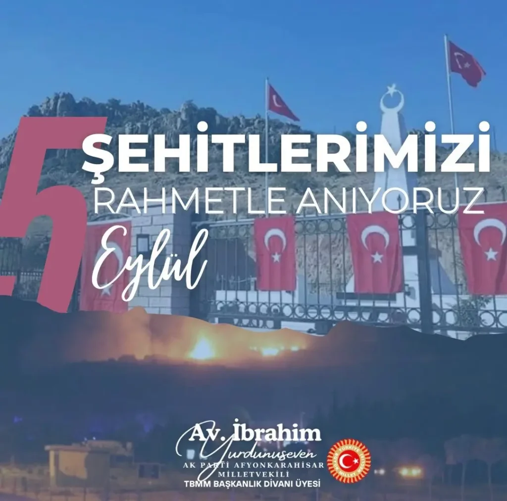 Afyonkarahisar’da 5 Eylül 2012 Tarihinde Şehit Düşen Mehmetçikler Unutulmadı