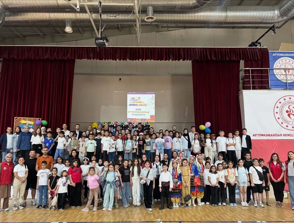 Afyonkarahisar Gençlik ve Spor İl Müdürlüğü Yaz Kulübü Kapanış Programı