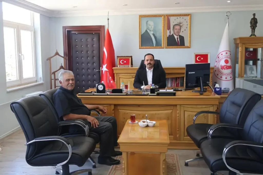 AK Parti İlçe Başkanı’ndan Kaymakam’a Ziyaret