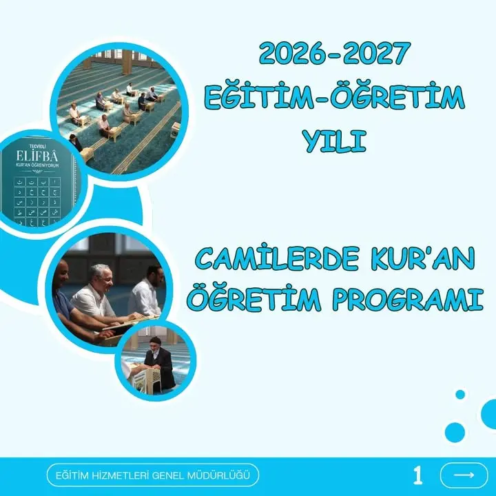 Aksu İlçe Müftülüğü’nden eğitim hizmetleri paylaşımı