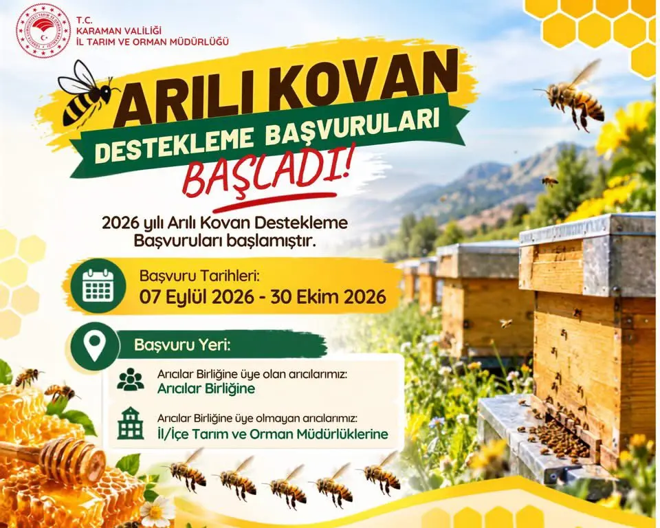 Arılı Kovan Destekleme Başvuruları Başladı