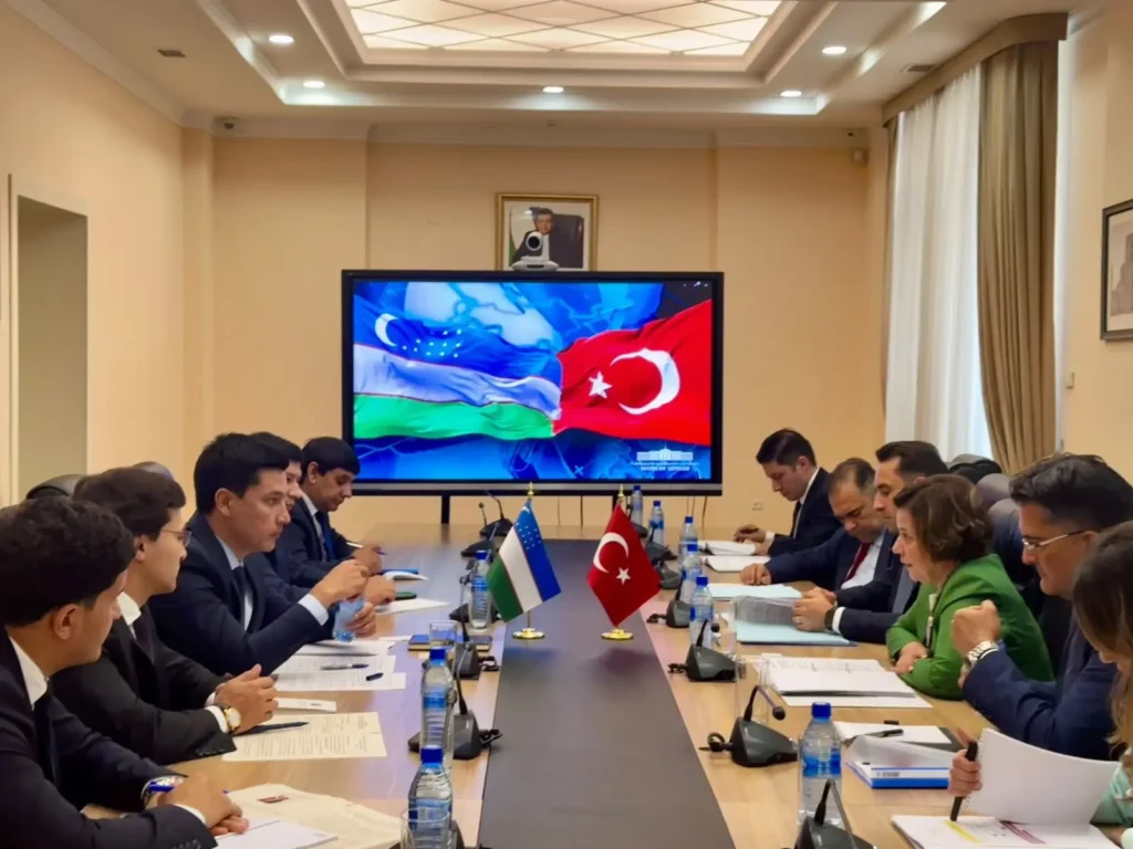Berris Ekinci, Özbekistan’da resmi temaslarda bulundu