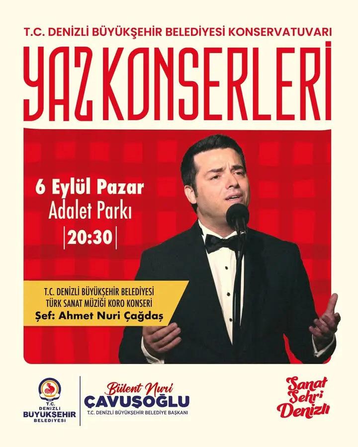 Denizli’de Türk Sanat Müziği Konseri Düzenlenecek