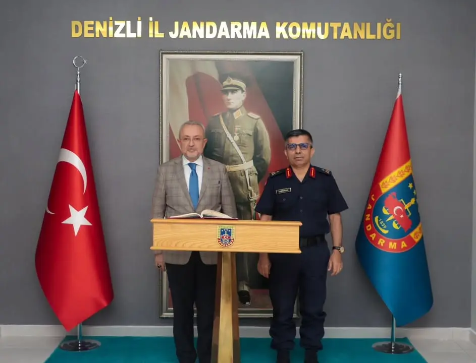 Denizli İl Müftüsü’nden Tuğgeneral Saruhan’a Ziyaret