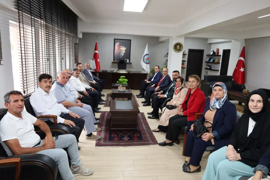 Dinar Kaymakamlığı’nda önemli ziyaret gerçekleşti