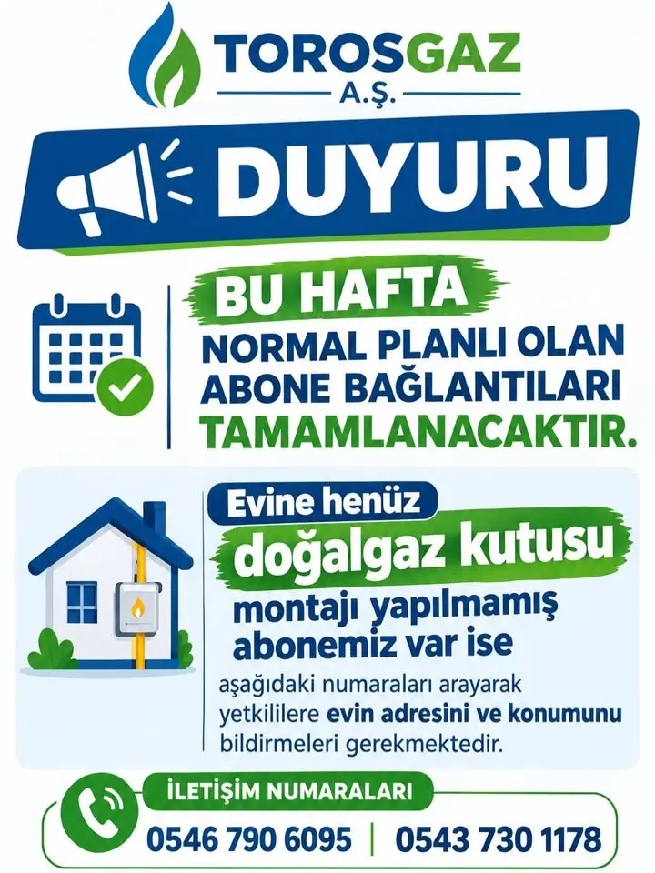 Domaniç’te Doğalgaz Abone Bağlantıları Tamamlanıyor