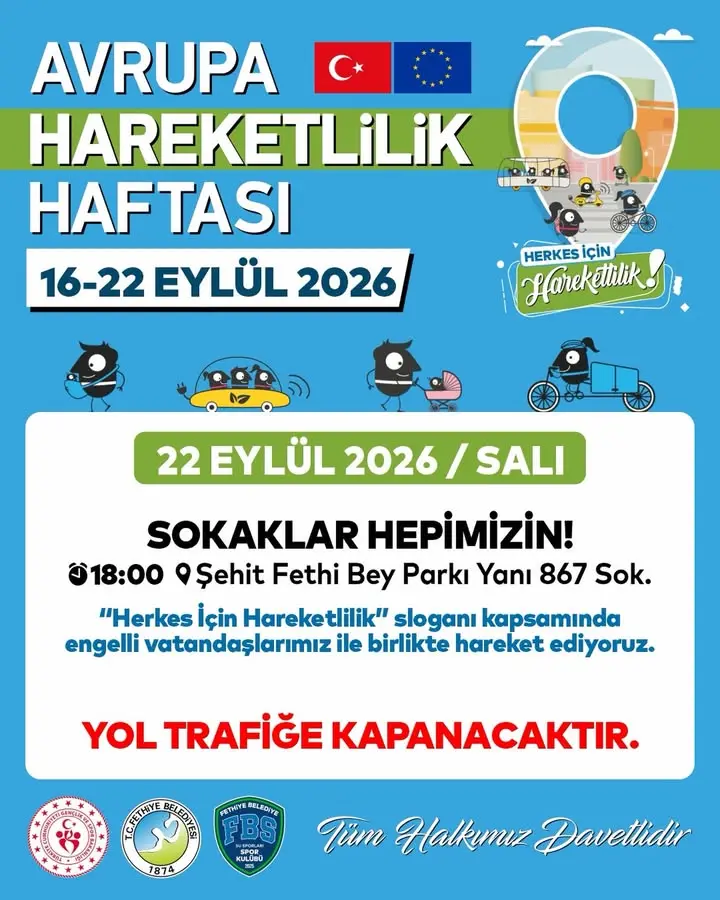Fethibey Belediyesi’nden Avrupa Hareketlilik Haftası Etkinliği