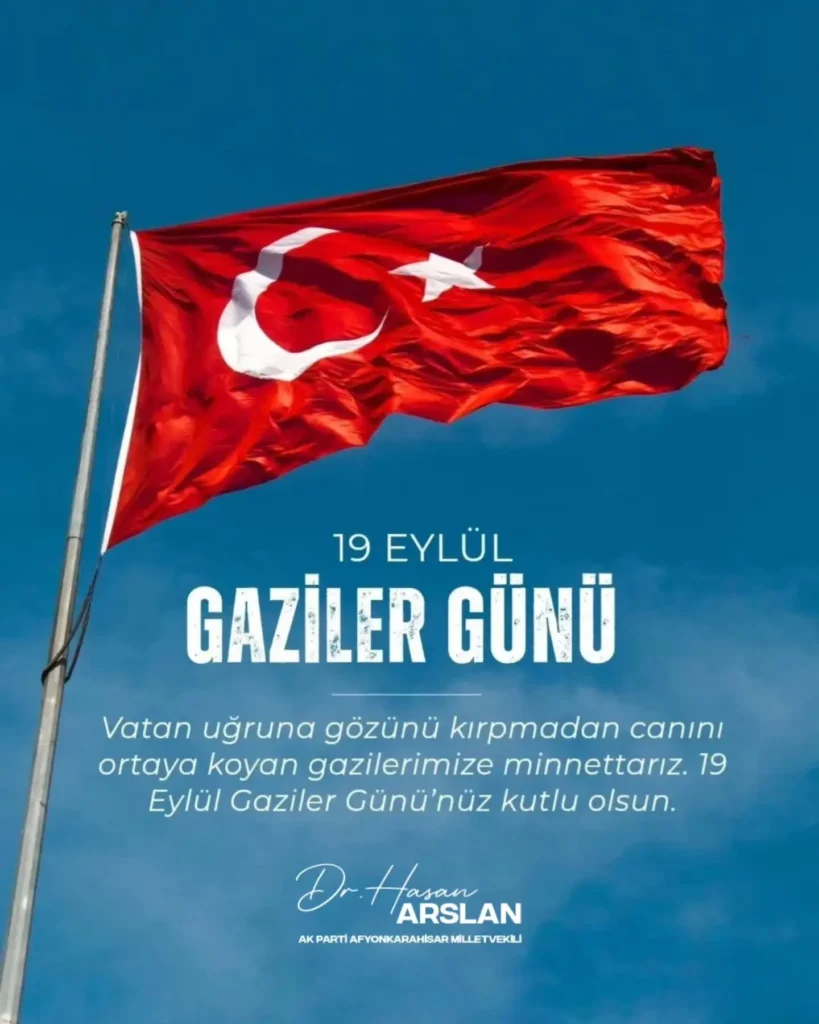 Gaziler Günü mesajı paylaşıldı