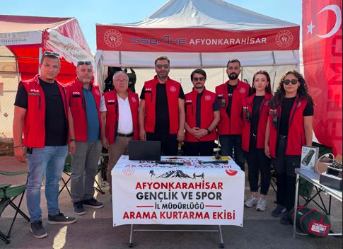 Gönüllü Arama Kurtarma Ekibi Tanıtım Standında