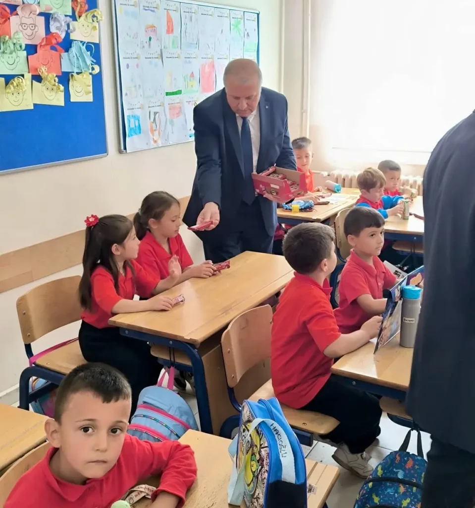 Hisarcık’ta 1. sınıf öğrencilerine okul ziyareti