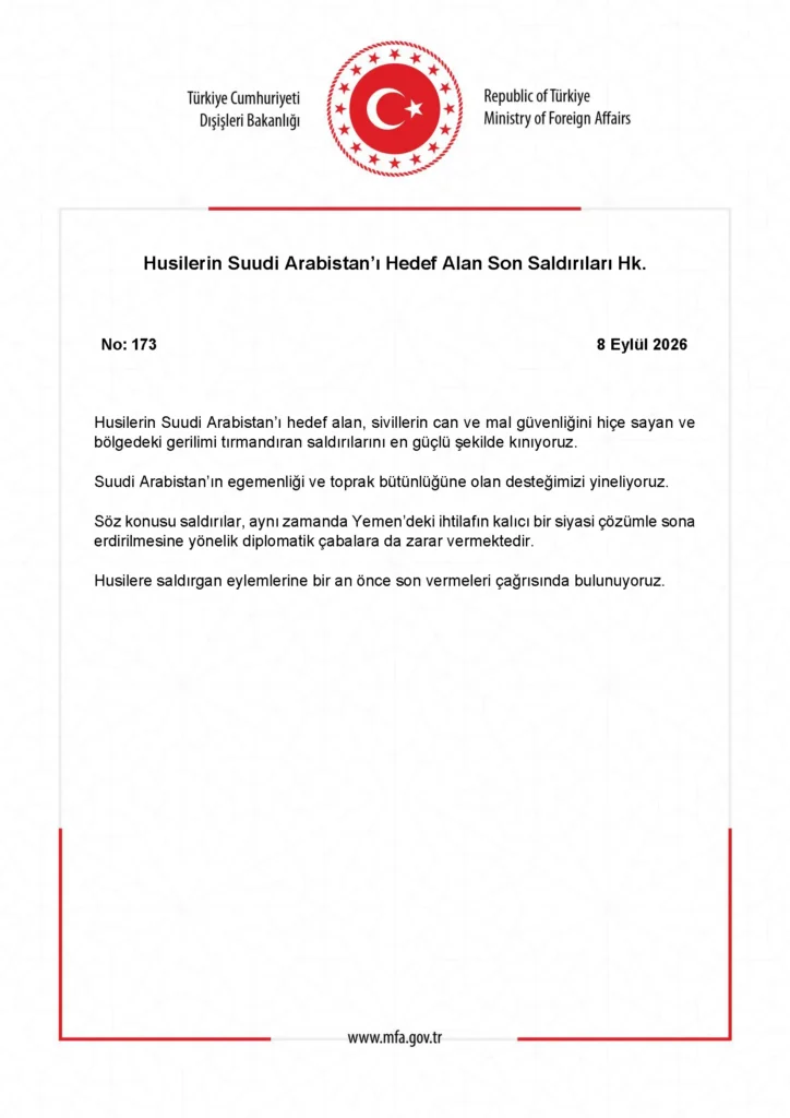 Husilerin Suudi Arabistan’a Yönelik Son Saldırıları