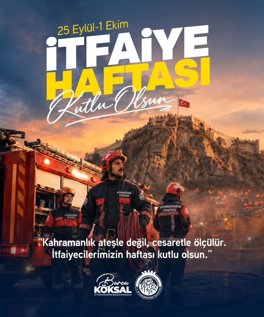 İtfaiye Haftası Kutlaması Yapıldı