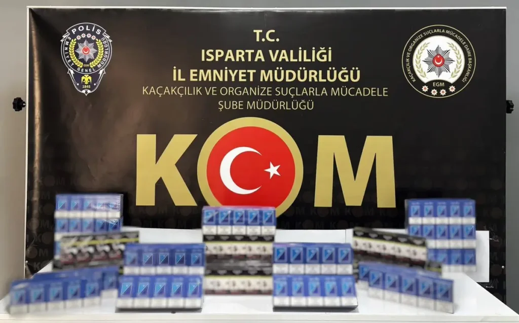 Isparta’da Kaçak Sigara Operasyonu Gerçekleşti