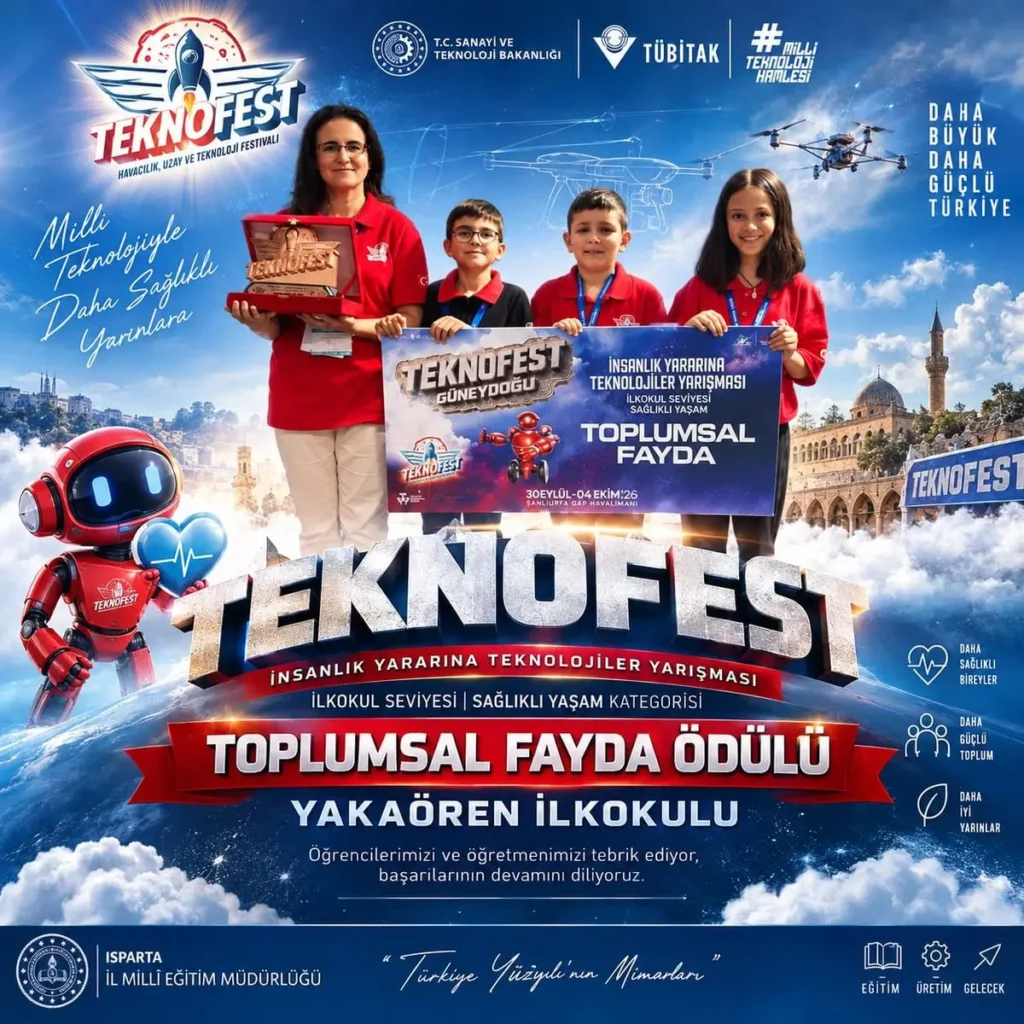 Isparta Öğrencileri TEKNOFEST’te Ödül Kazandı