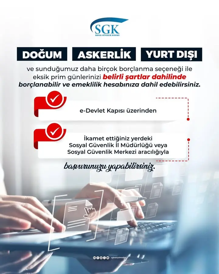 Isparta SGK’dan eksik prim günleri için duyuru
