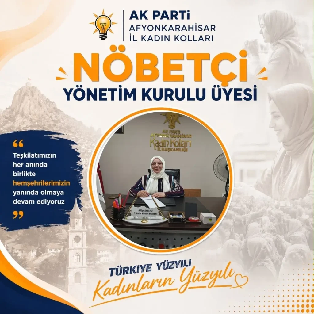 Kadın Kolları’nda Zeliha Yıldız görevde