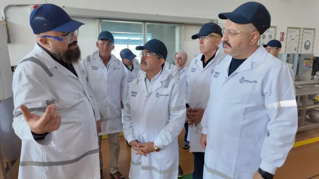 Karaman Döhler Gıda Tesisine Ziyaret Gerçekleşti