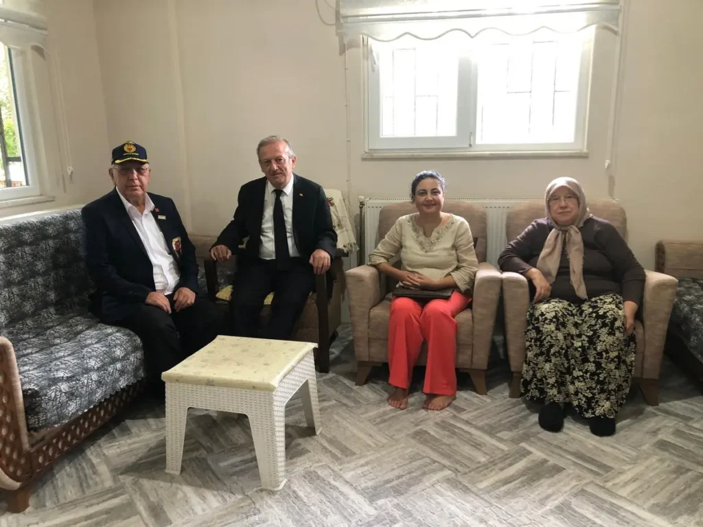 Kaymakam Abdullah Demir, Kıbrıs Gazisi’ni Ziyaret Etti