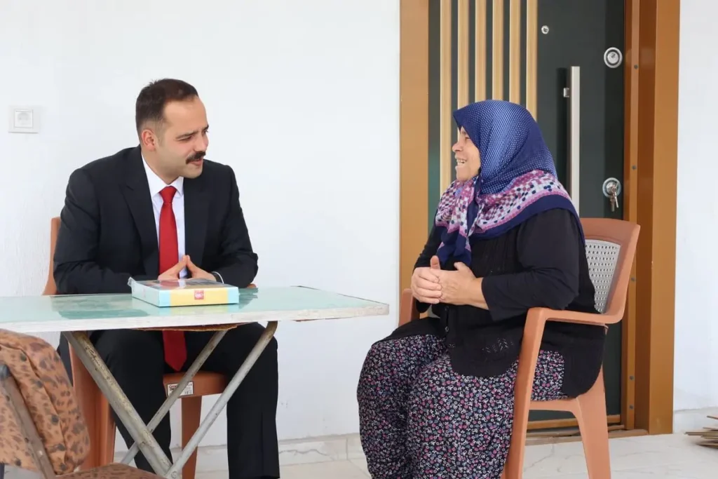 Kaymakam Adem Levent, Hane Ziyareti Gerçekleştirdi