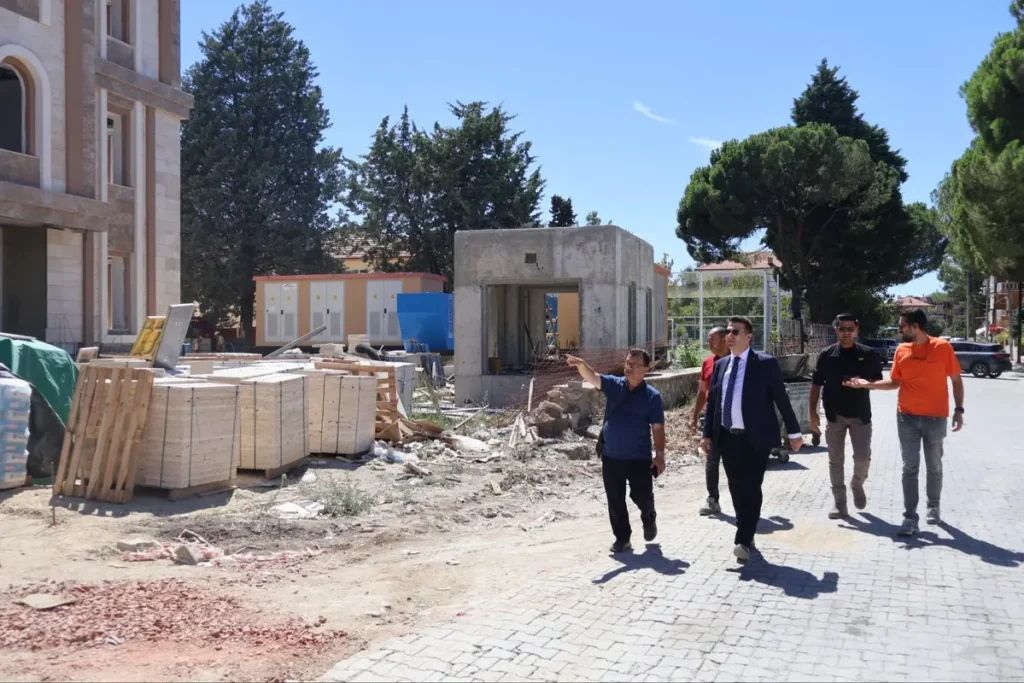 Kaymakam İnşaat Alanlarını İnceledi