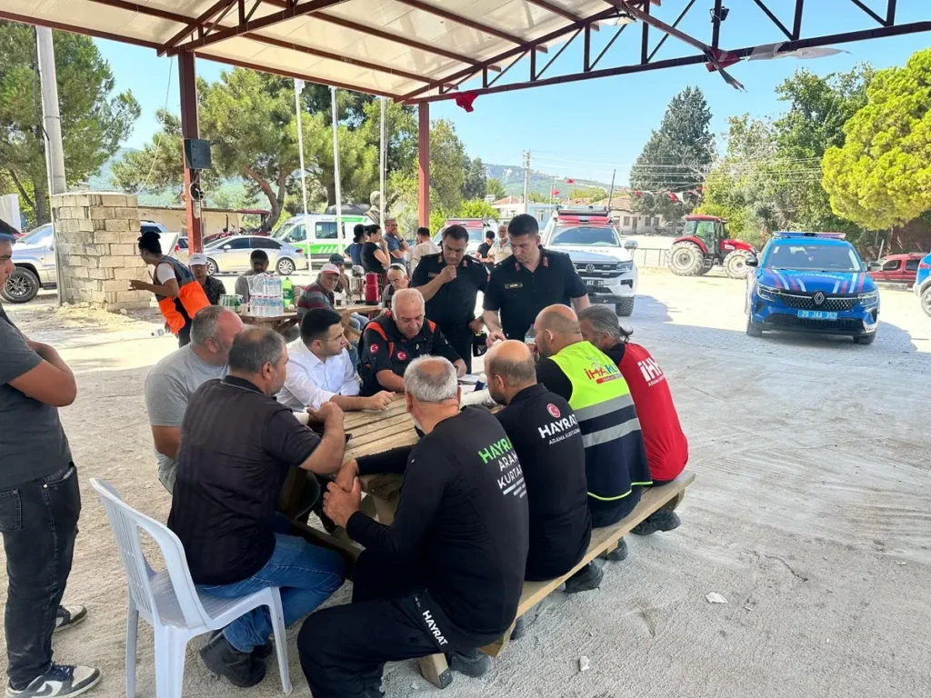 Kaymakam Pendik, arama çalışmalarını yerinde inceledi