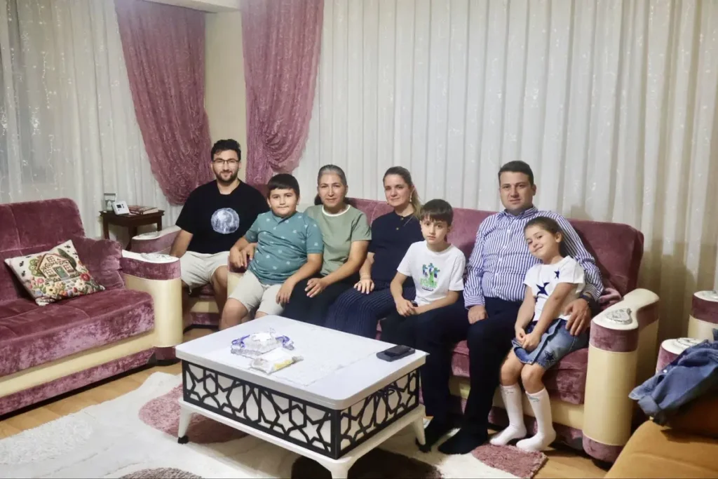 Kaymakamdan öğretmen ailesine ziyaret