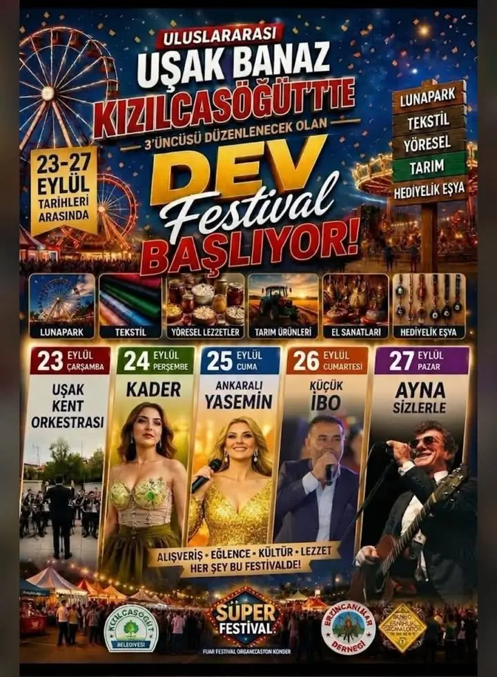 Kızılcasöğüt’te 3. Uluslararası Festival Başlıyor