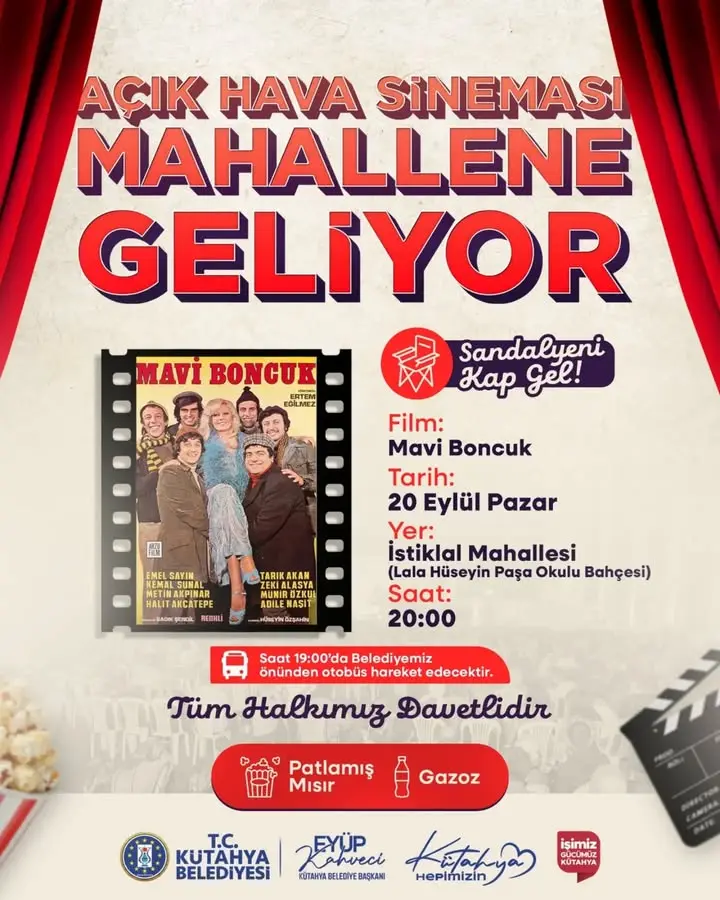 Kütahya’da ‘Mavi Boncuk’ Film Gösterimi Düzenleniyor