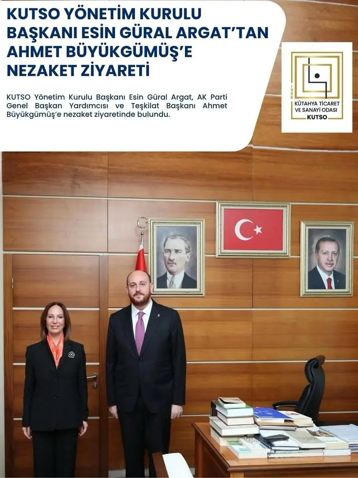 KUTSO Başkanı Esin Güral Argat’tan nezaket ziyareti