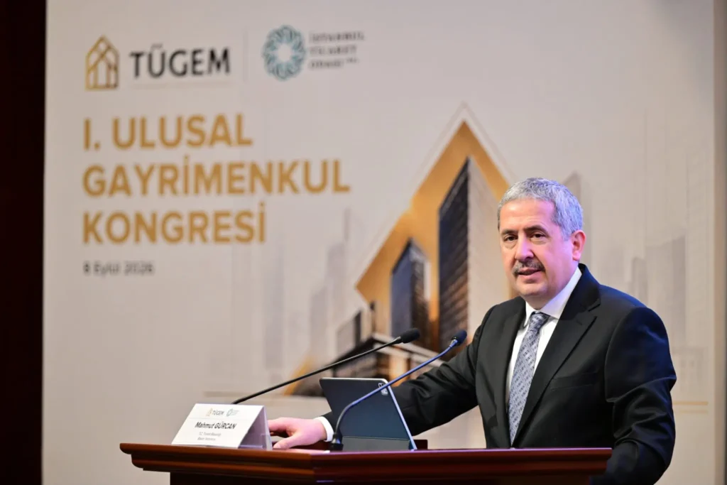 Mahmut Gürcan, Gayrimenkul Kongresi’nde Önemli Açıklamalar Yaptı
