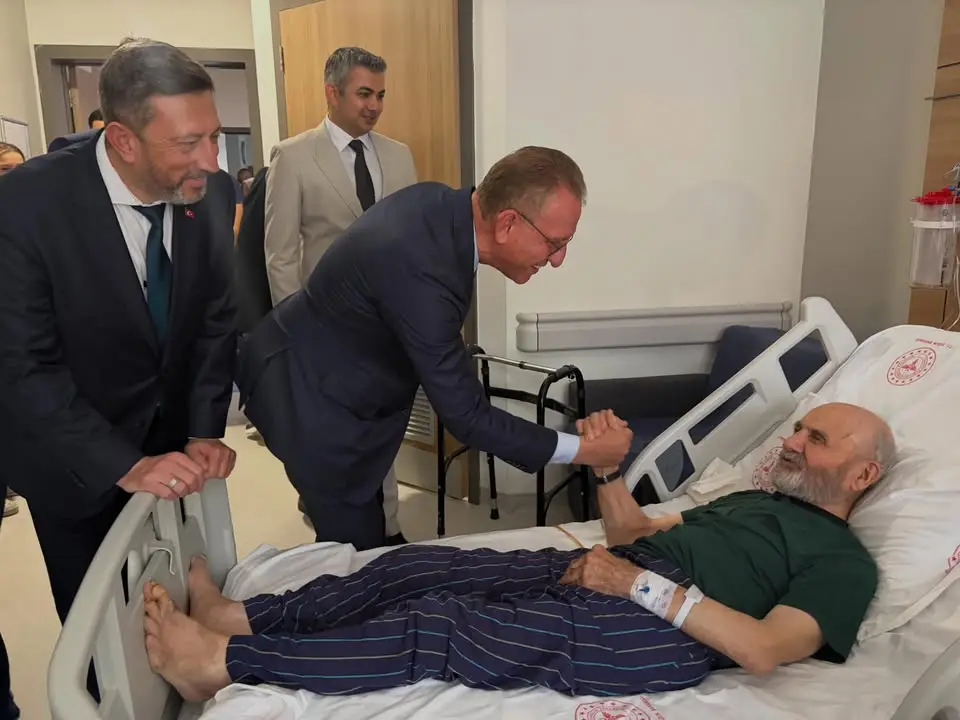Mehmet Demir, Bozüyük Devlet Hastanesi’ni ziyaret etti