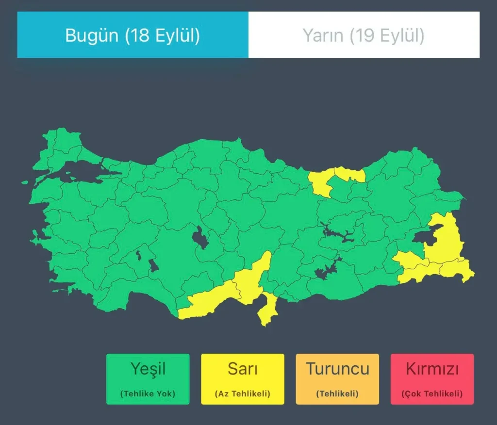 Mersin, Adana ve Hatay’da fırtına bekleniyor