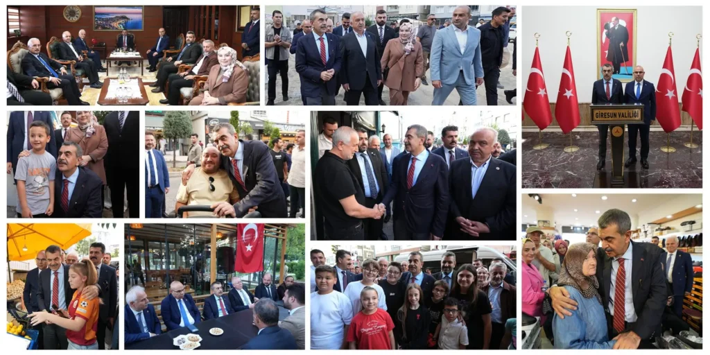 Millî Eğitim Bakanı Tekin Giresun’da İncelemelerde Bulundu