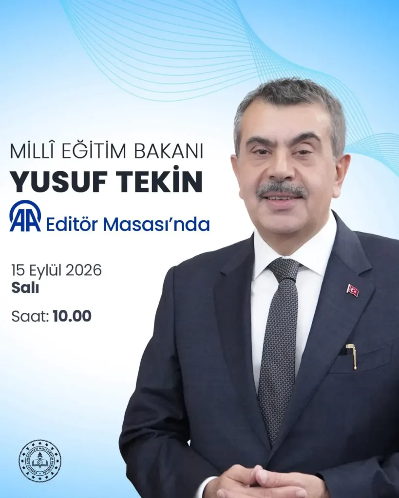 Milli Eğitim Bakanı canlı yayında soruları yanıtlayacak