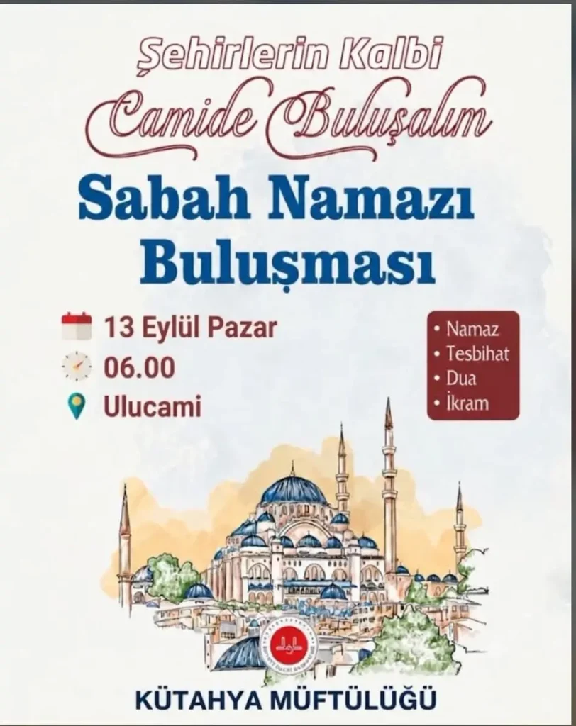 Sabah Namazı Buluşmaları Yeniden Başlıyor