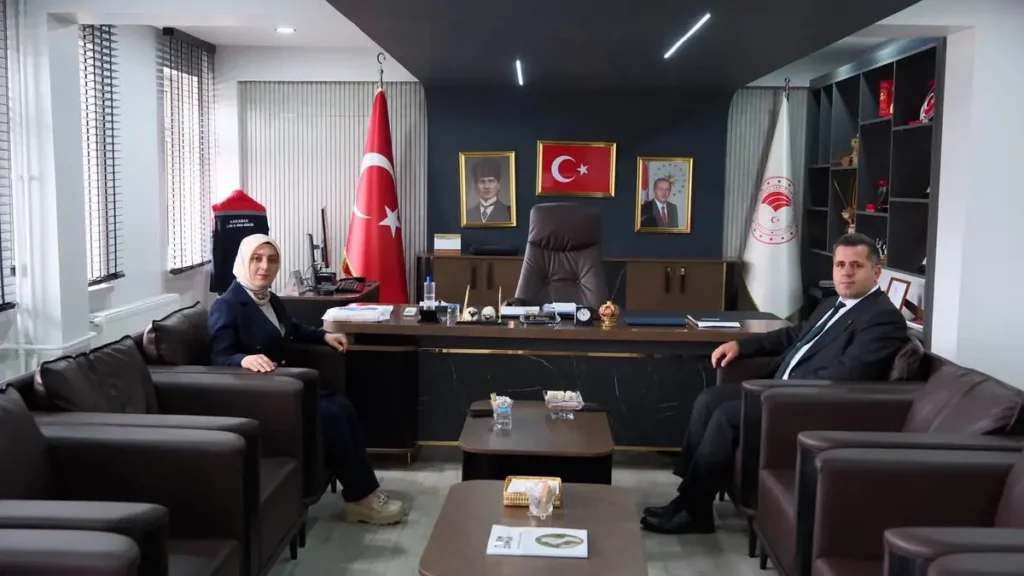 Sarıveliler Belediye Başkanı Tarım Müdürü’nü Ziyaret Etti