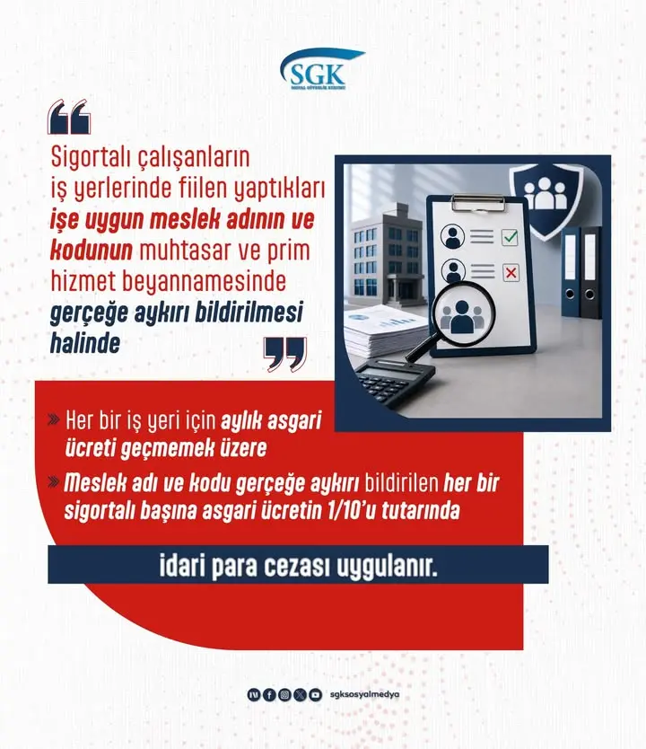 SGK’dan muhtasar beyannamesi uyarısı