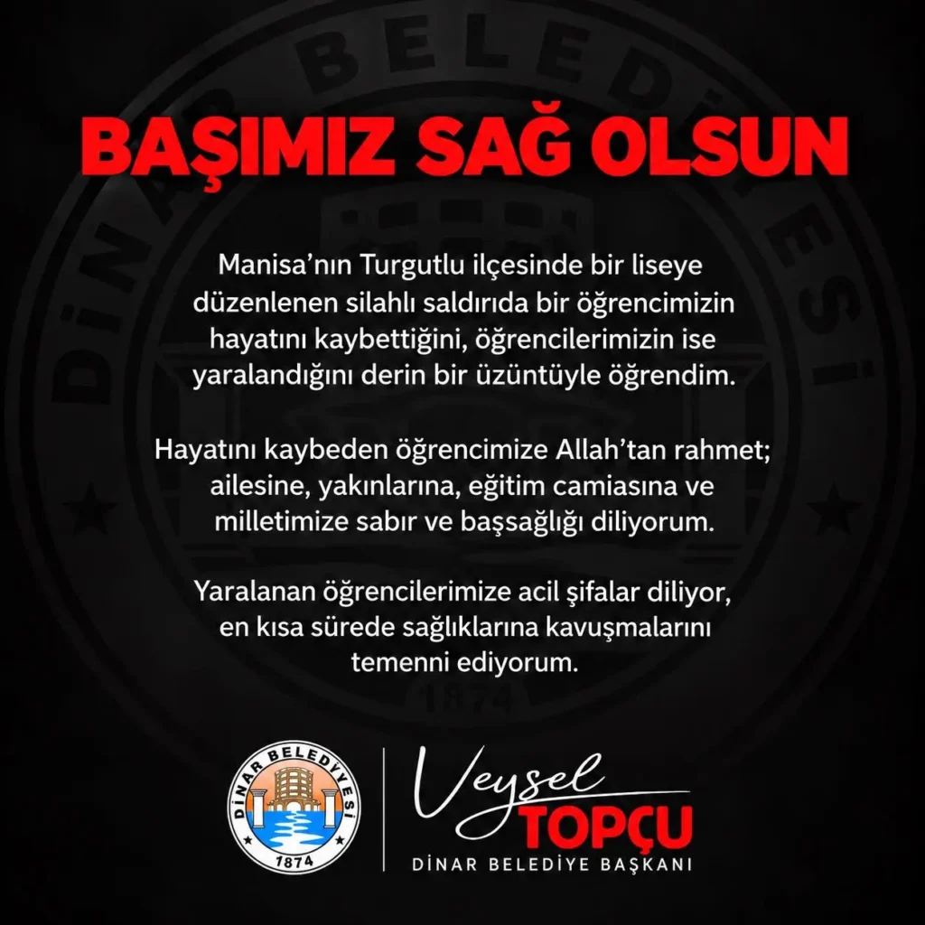 Turgutlu’daki silahlı saldırıda bir öğrenci hayatını kaybetti