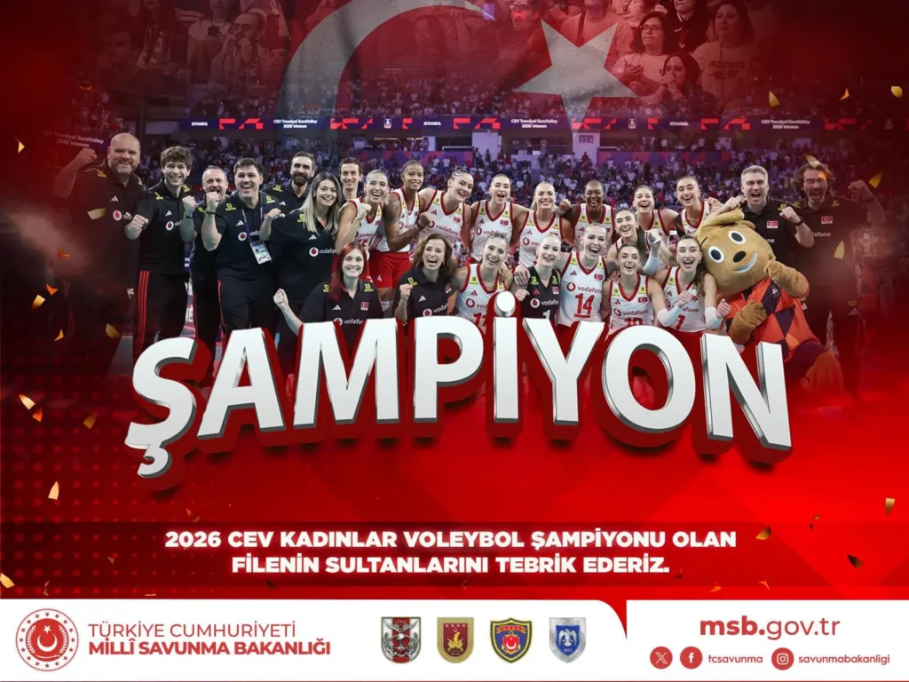 Türkiye, Avrupa Şampiyonu Voleybol Takımını Kutladı