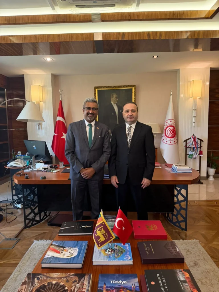 Türkiye ve Sri Lanka İkili Ekonomik İlişkileri Görüştü