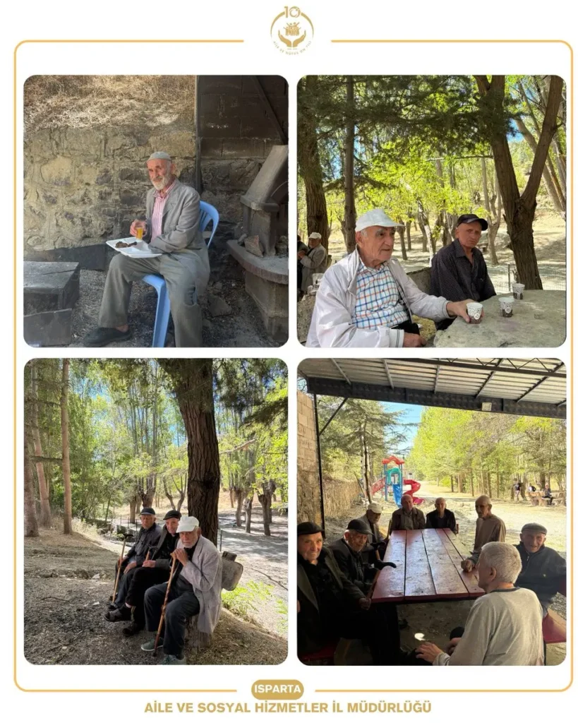 Yalvaç’ta Huzurevi Mangal Etkinliği Düzenlendi