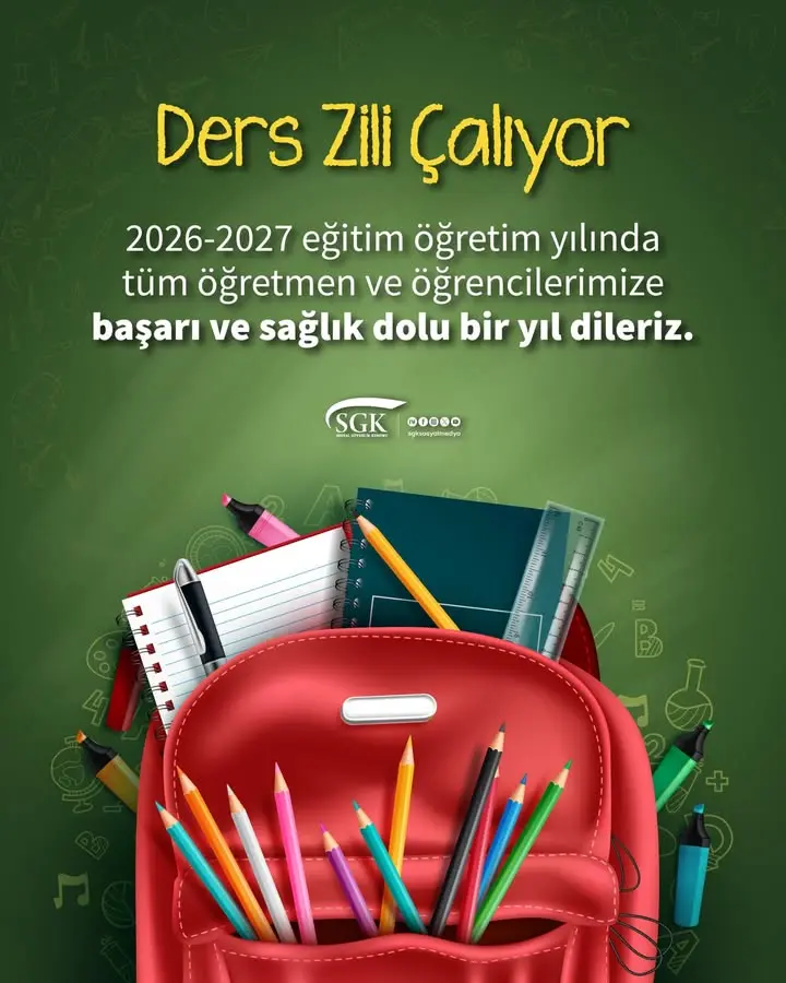 Yeni eğitim yılı için başarı dileği