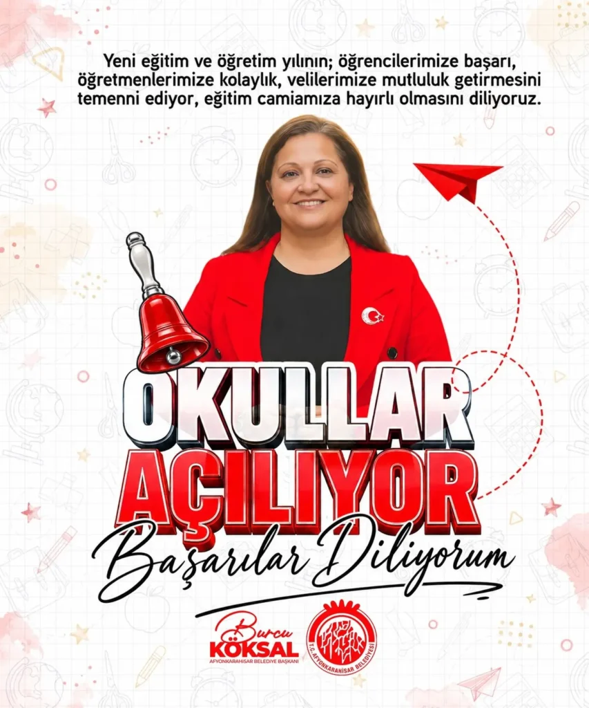 Yeni eğitim yılı için başarı dilekleri